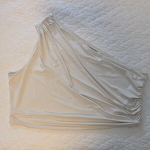 H&M White One-Shoulder Top